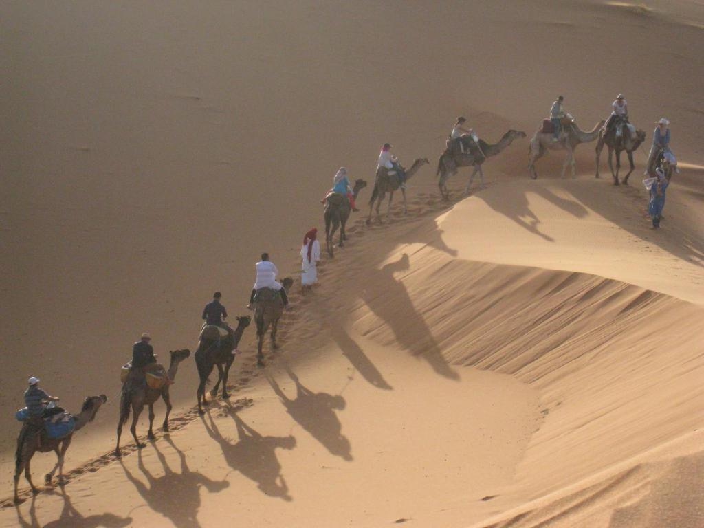 Auberge Camping Ocean Des Dunes Merzouga Exterior foto